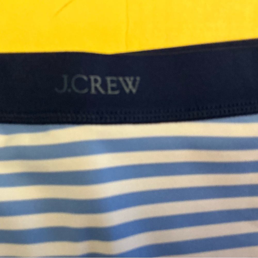J. Crew Cloudstretch striped wrap active skirt skort sz large Pickleball tennis - Picture 6 of 8
